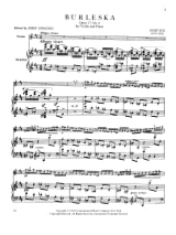 Burleska op. 17 n° 4 - Josef Suk - Partition - Violon