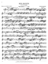 Six Duets - Ernst Paudert - Partition - Trompette
