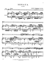 Sonata in G minor - Viola - HAENDEL - Partition - Alto