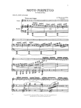 Moto Perpetuo Gingold - Ottokar Novacek - Partition - Violon