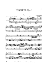 Concerto n° 3 Bb major - Clarinet piano - STAMITZ - Partition