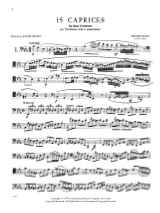 15 Caprices - Pierre Rode - Partition - Trombone
