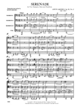 Serenade - Anton Arensky - Partition - Ensemble de cuivres