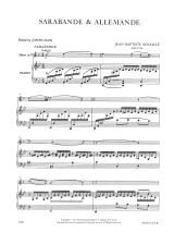 Sarabande And Allemande - Jean Baptiste Senaillé - Partition - Cor