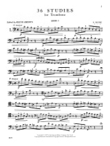 36 Studies Book 1 - O. Blume - Partition - Trombone