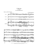 Trio in C minor - 3 Violins piano - Parts