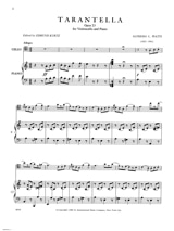Tarantella op. 23 - Alfredo C. Piatti - Partition - Violoncelle