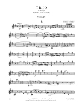 Trio in D major - Violin viola cello - Parts - Serge Taneiev