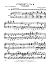 Concerto Violon n° 4 ré mineur op. 31 - VIEUXTEMPS - Partition
