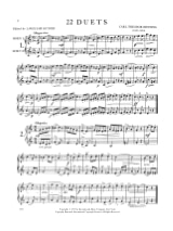 22 Duets - Carl Theodor Henning - Partition - Cor