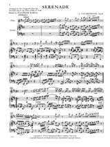 Sérénade in D, op. 41 - Flute piano (Rampal) - BEETHOVEN - Partition