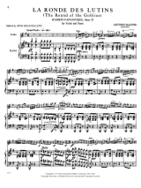 La Ronde des Lutins Opus 25 - Antonio Bazzini - Partition - Violon