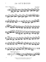 20 Etudes - Hautbois - Henri Brod - Partition - Hautbois