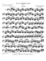 24 Caprices op.1 - Flûte Solo