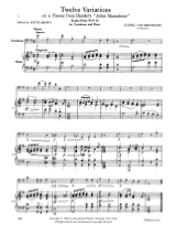 12 Variations - BEETHOVEN - Partition - Trombone
