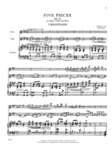 5 Pieces op. 56 - Flute, violin and piano - César Cui - Partition