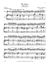 The Storm op. 82 n° 6 - Flute - Ernesto KÖHLER - Partition