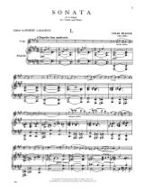 Sonata in A major - Violin - FRANCK - Partition - Violon
