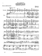 Orientale op. 50 n° 9 - César Cui - Partition - Violoncelle