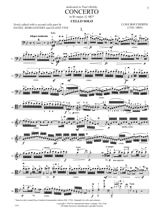 Concerto Sib Maj. - G. 482 - BOCCHERINI - Partition - Violoncelle