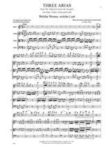 Three Arias Extr. Enlèvement au Sérail - MOZART - Partition - Quatuors