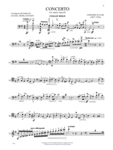 Concerto en mi mineur, opus 85 - ELGAR - Partition - Violoncelle