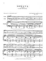 Sonata B minor - Violin, cello piano - de Gant Jean Baptiste Loeillet