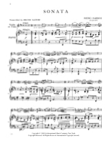 Sonata in D major - Pietro Nardini - Partition - Alto