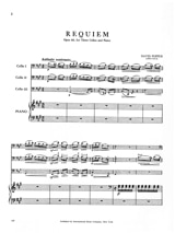 Requiem op. 66 - 3 Cellos Piano - Parts - David Popper - Partition