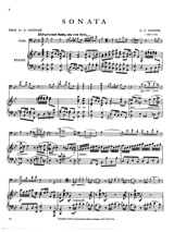 Sonata in Bb major - Cello - HAENDEL - Partition - Violoncelle
