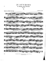 25 Studies in scales and chords op. 24 - Ludwig Milde - Partition