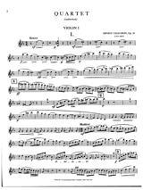 Quatuor à cordes op. 35, ut mineur - Parts - CHAUSSON - Partition