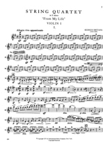 Quartet n° 1 E minor From my life - Parts - SMETANA - Partition