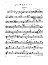 Quatuor à Cordes Opus 49 N°1 - CHOSTAKOVITCH - Partition