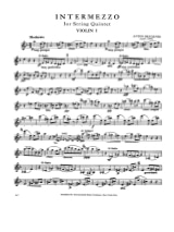 Intermezzo op. posth. - Parts - BRUCKNER - Partition - Quintettes