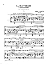 Fantasy Pieces op. 73 - SCHUMANN - Partition - Violoncelle