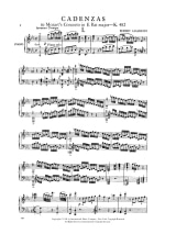 Cadences Pour le Concerto KV 482 - MOZART - Partition - Piano