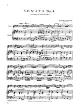 Sonata n° 4 in E major - François Francoeur - Partition - Alto