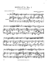 2 Sonates n° 1 et 4 - Benedetto Marcello - Partition - Violoncelle