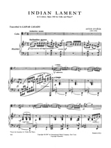 Indian Lament G minor, op. 100 - DVORAK - Partition - Violoncelle