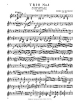 6 Celebrated trios - Parts - BEETHOVEN - Partition - Trios