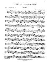 31 Selected Studies - Frederigo Fiorillo - Partition - Alto
