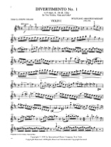 3 Divertimenti KV 136, 137,138 - String quartet- Parts - MOZART
