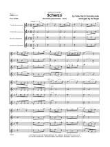 Scherzo from String Quartet No. 1 In D - TCHAIKOVSKY - Partition