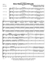 Eine Kleine Nachtmusik (Mvt. 1) - MOZART - Partition