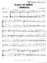 Ten 10 Duets For Trombones - Tommy Pederson - Partition - Trombone