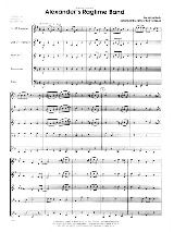 Alexander's Ragtime Band - Irving Berlin - Partition