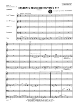 Excerpts From Beethoven's 9th - BEETHOVEN - Partition