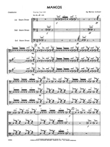 Mancos - Maxine Lefever - Partition - Ensemble de percussions