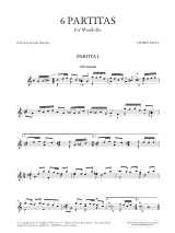 6 Partitas - Mandoline - Filippo Sauli - Partition - Mandoline